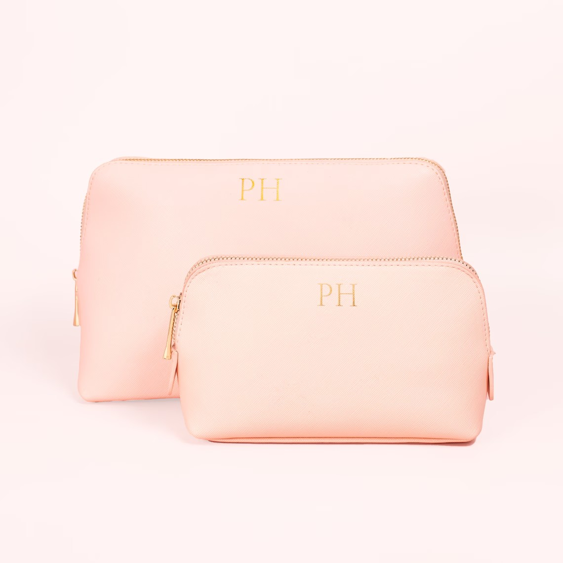 Personalised monogram cosmetic bag