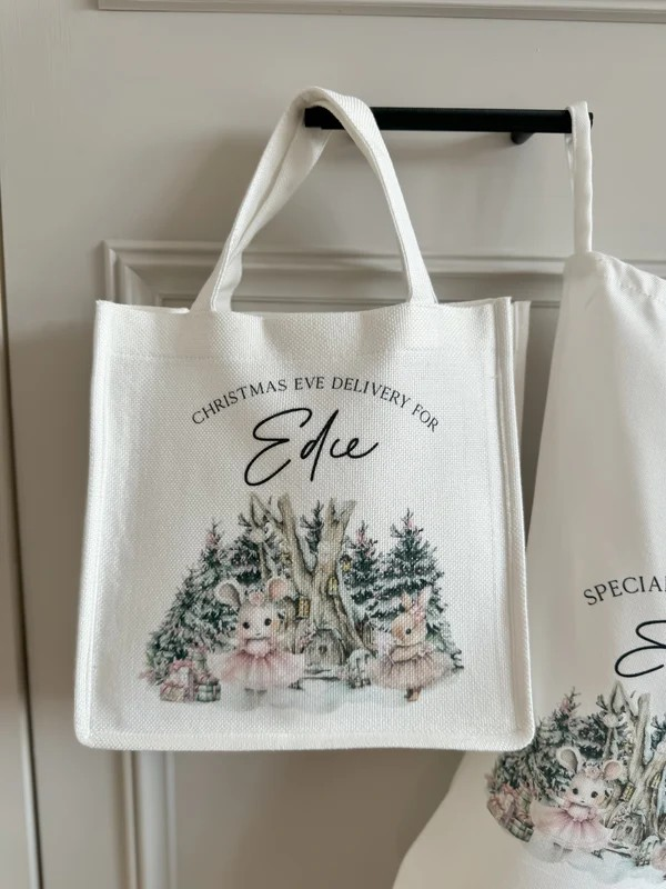 Personalised Santa sack, Woodland Bunny