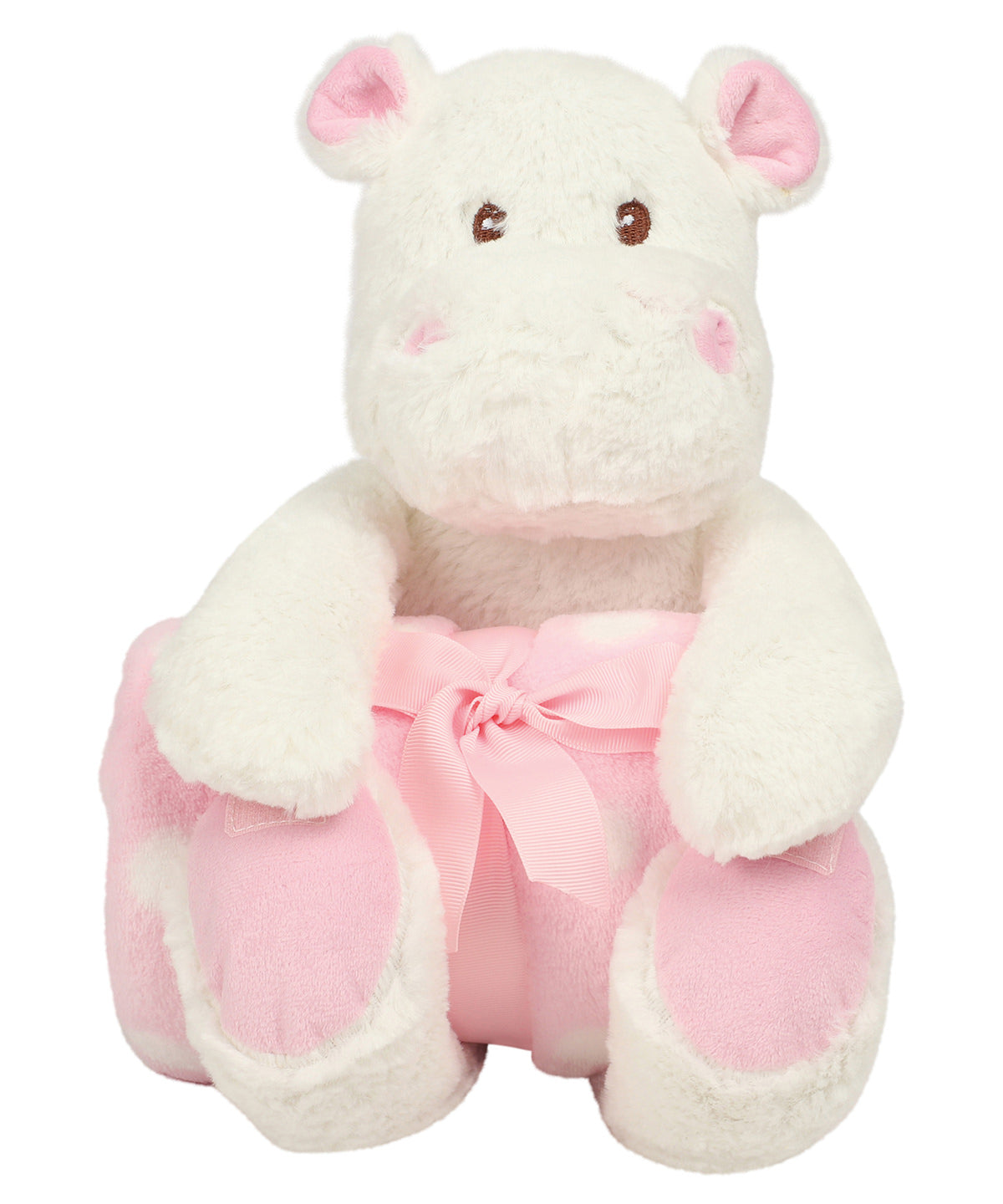 Personalised Hippo Soft Toy with Blanket