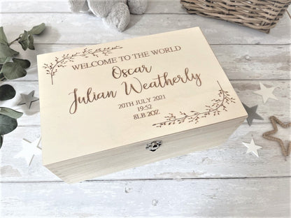 Baby Memory Keepsake Box