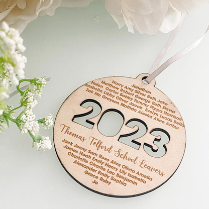 School Leavers Gift, Class Of 2023 Graduation, Year 6 or Year 11 Personalised Keepsake Gift,