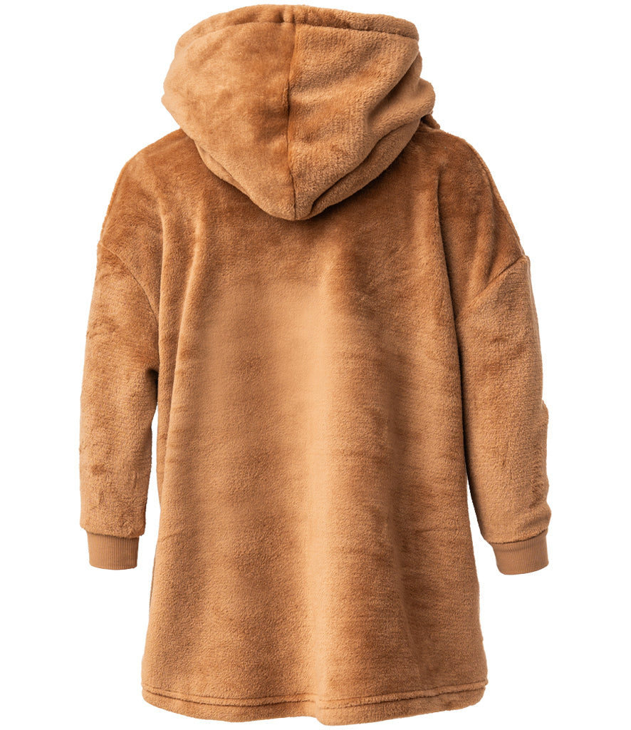 Bear Character Cushion Hooded Blanket