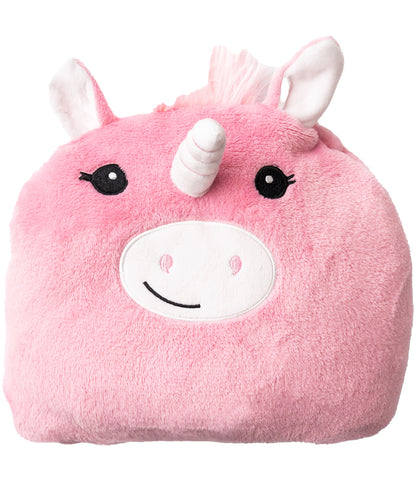 Unicorn Character Cushion Hooded Blanket