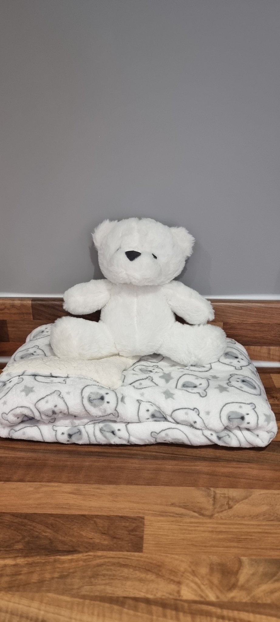 Bear Teddy and Blanket Set - Hawkswell Designs