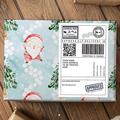 Christmas Shipping Label