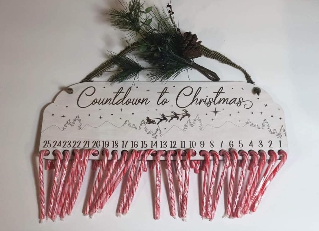 Candy Cane Countdown to Christmas - Hawkswell Designs