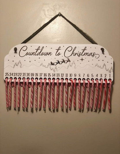 Candy Cane Countdown to Christmas - Hawkswell Designs