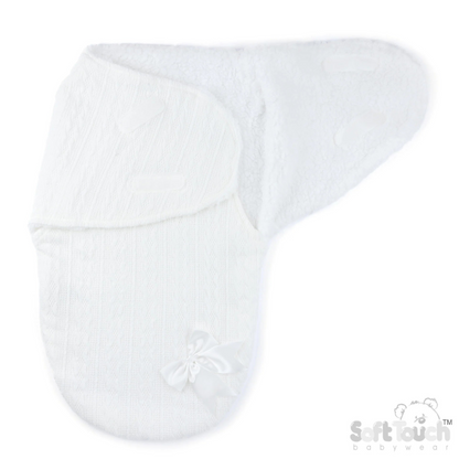 Personalised Newborn Swaddle Wrap – Soft Baby Cocoon Blanket with Name – New Baby Gift