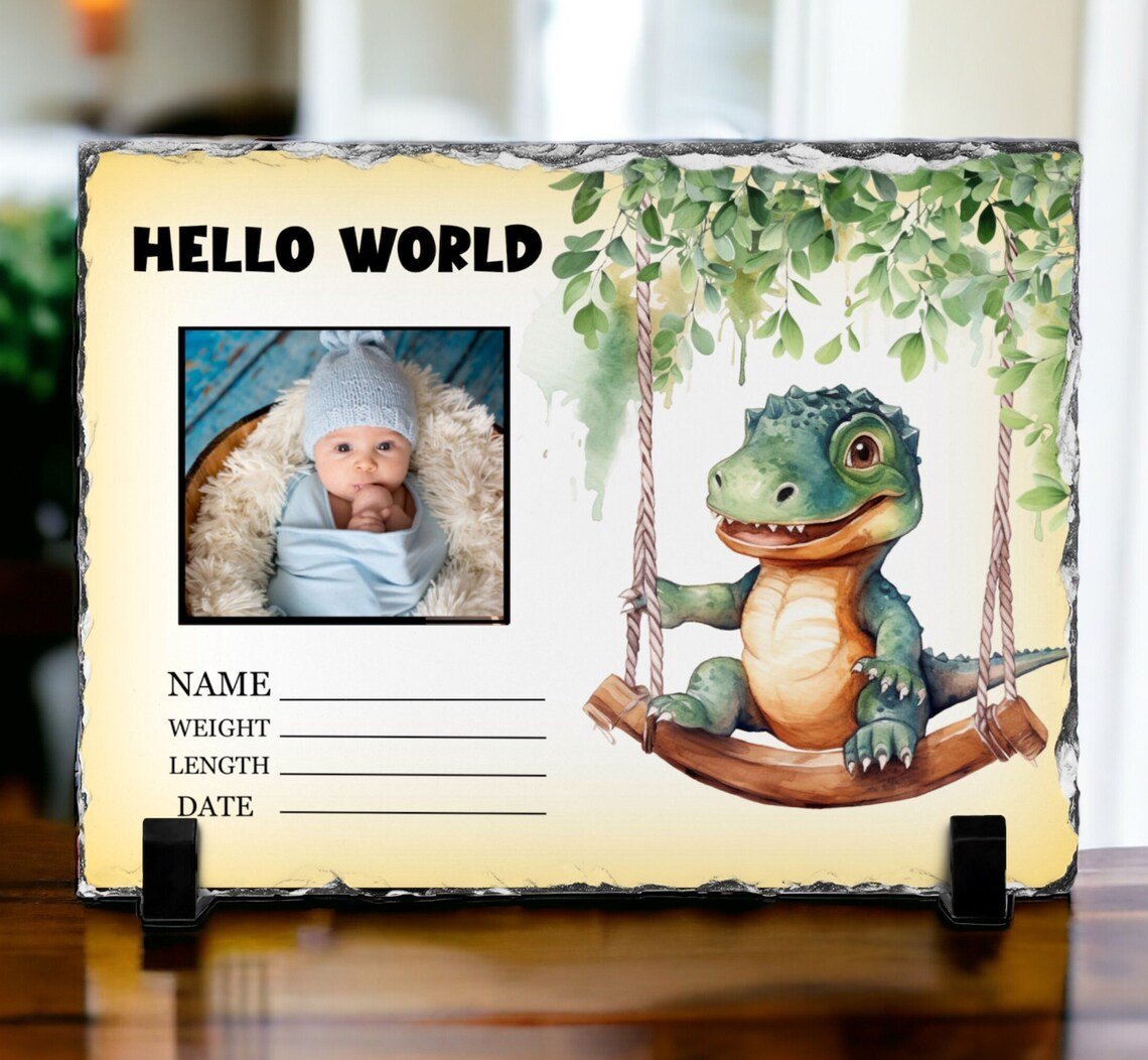 Gator New Baby Photo Slate - Hawkswell Designs