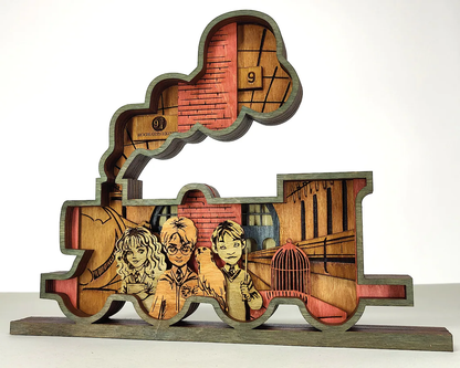 Laser Cut Harry Train