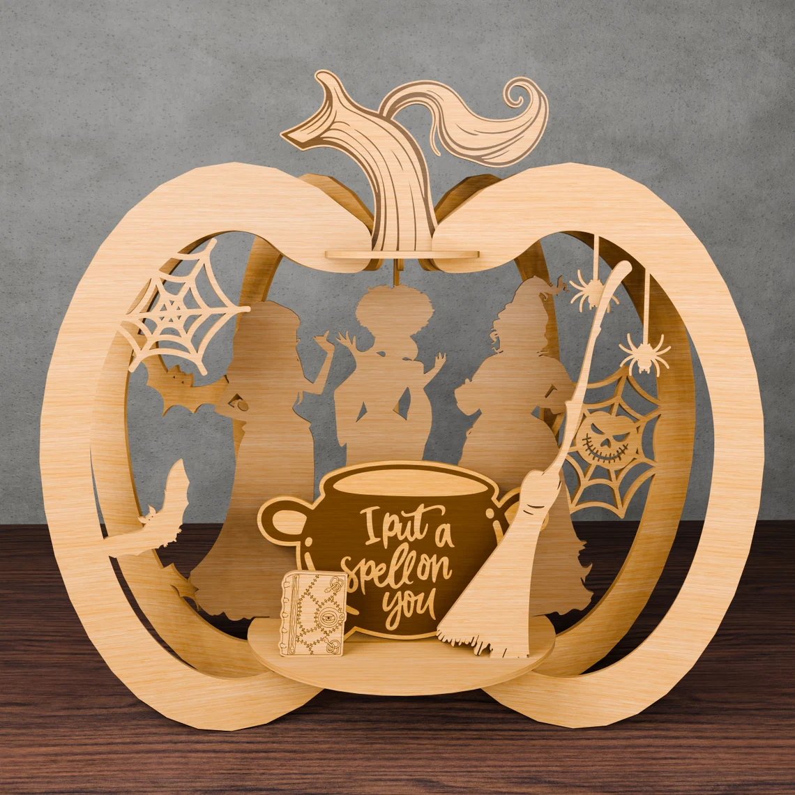 Paint Your Own - 3D Hocus Pocus Pumpkin