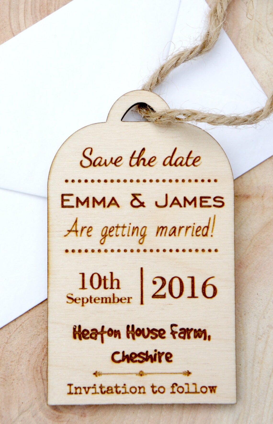 Luggage Tag Wedding Save The Dates