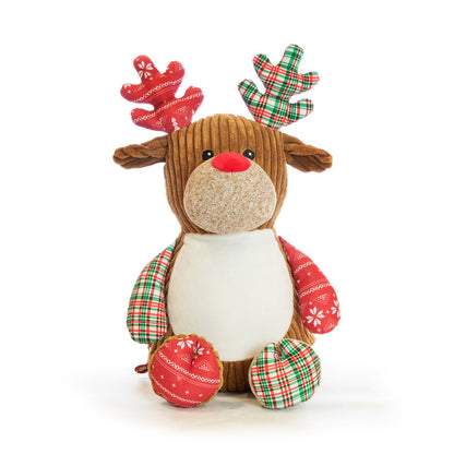 Personalised Reindeer Christmas Teddy