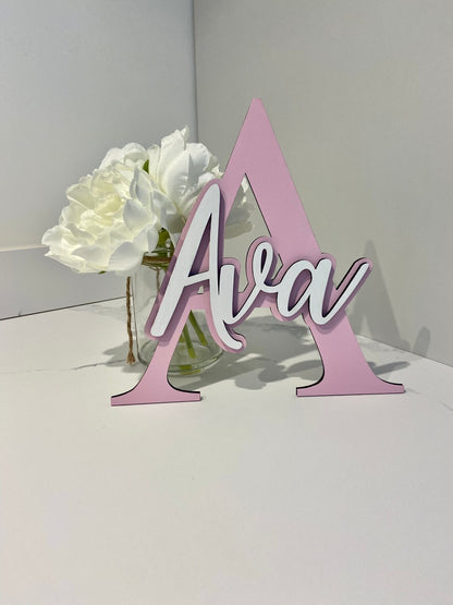 Personalised Wall Letter and Name