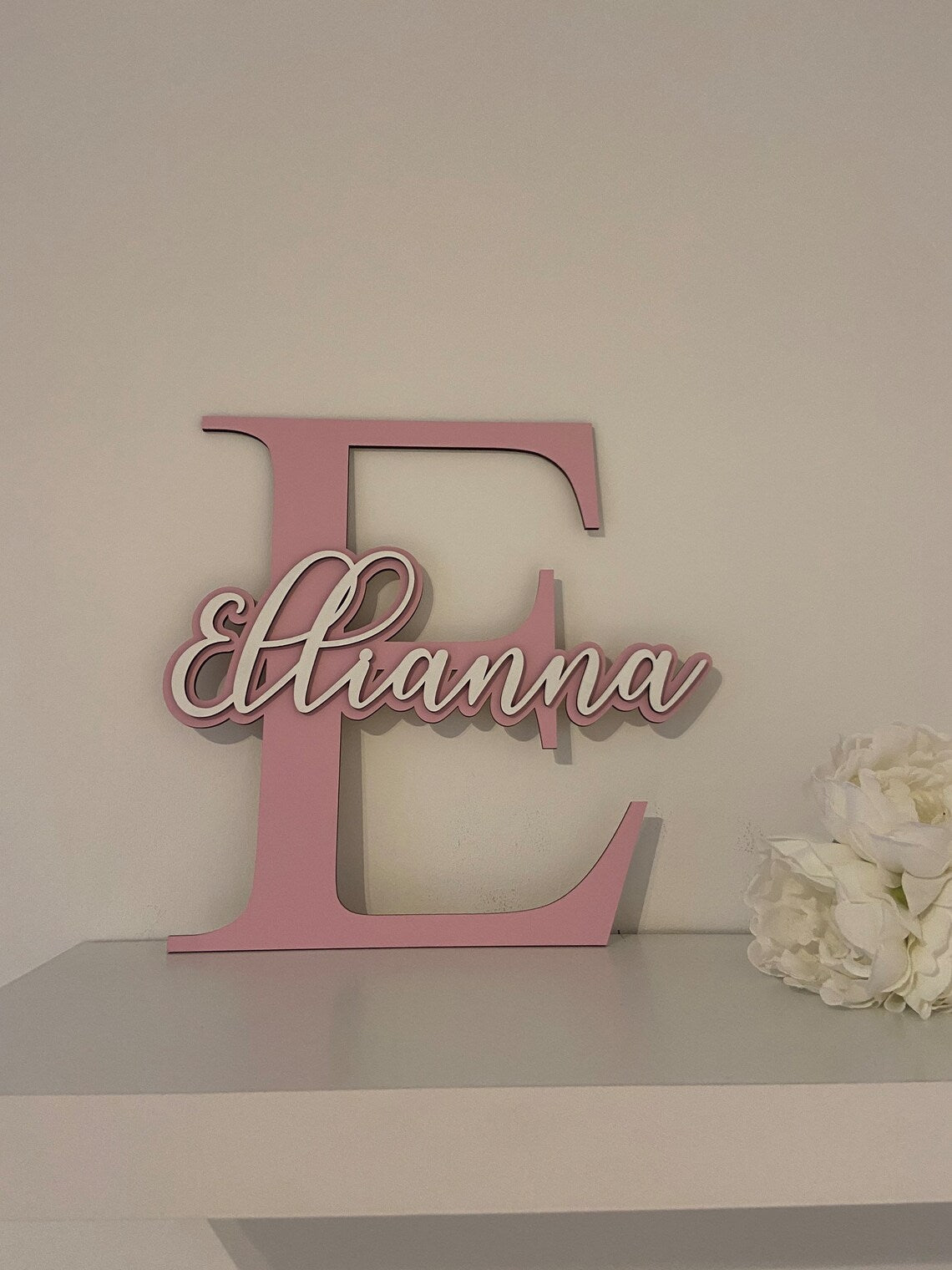 Personalised Wall Letter and Name