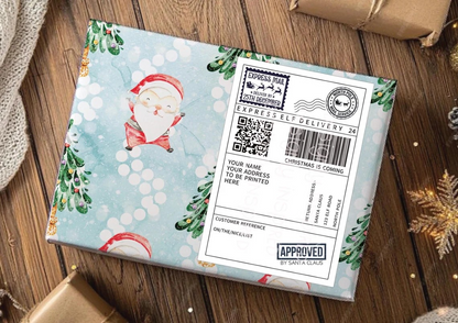 Christmas Shipping Label