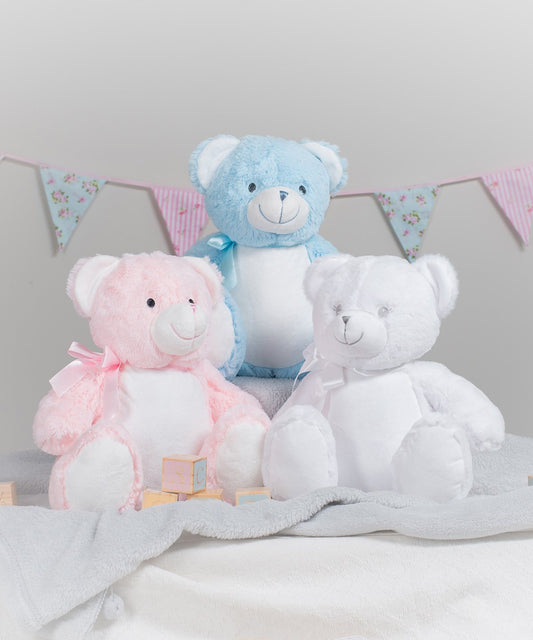 Personalised Baby Name Teddy Bear – Custom Birth Keepsake Plush Gift