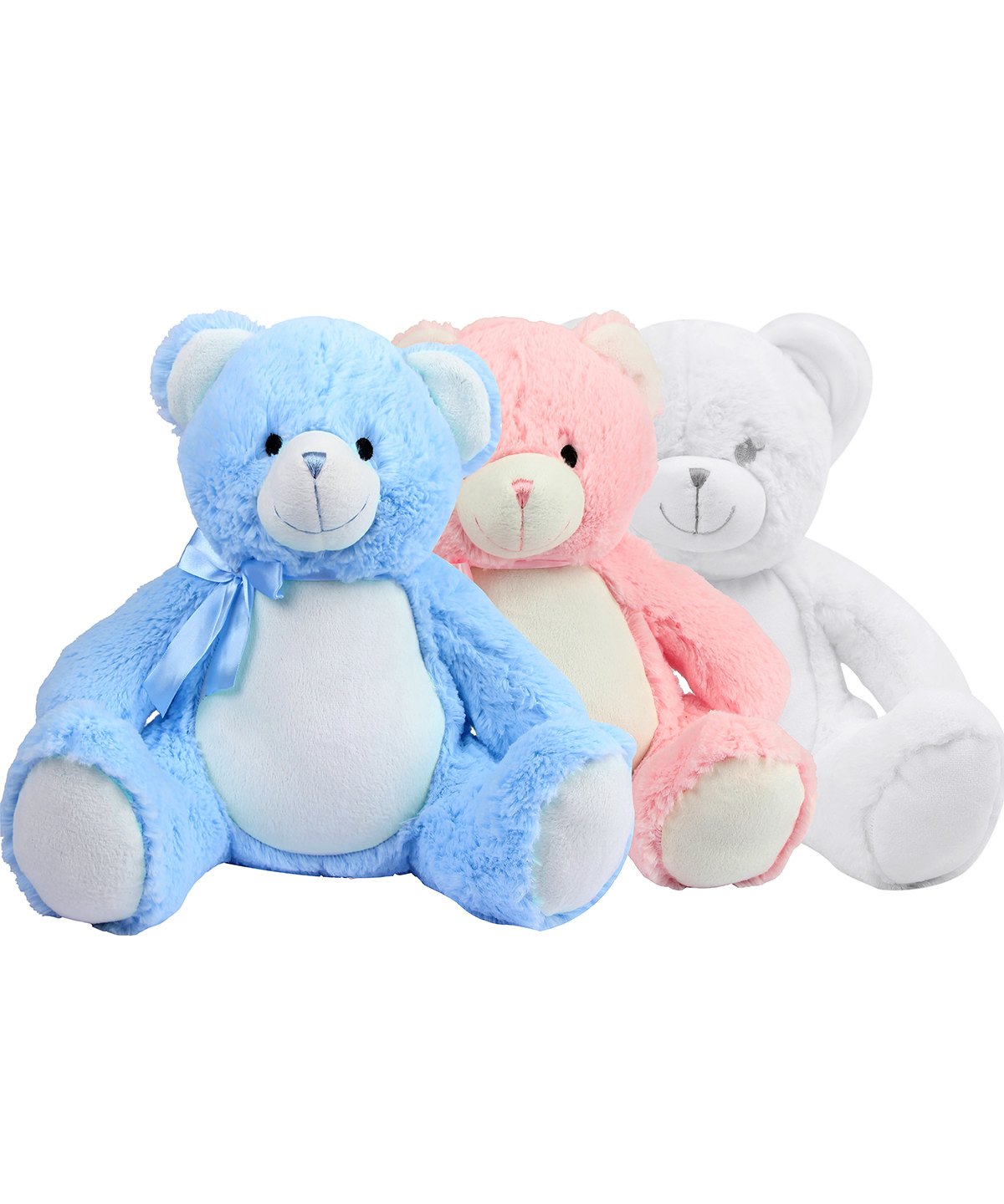 Personalised Baby Name Teddy Bear – Custom Birth Keepsake Plush Gift
