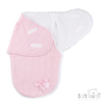 Personalised Newborn Swaddle Wrap – Soft Baby Cocoon Blanket with Name – New Baby Gift