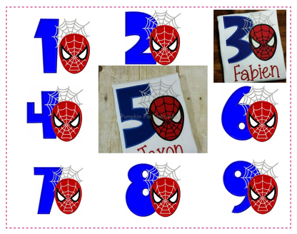 Spiderman Birthday tshirt