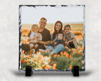 Sqaure Photo Slate (14cm)