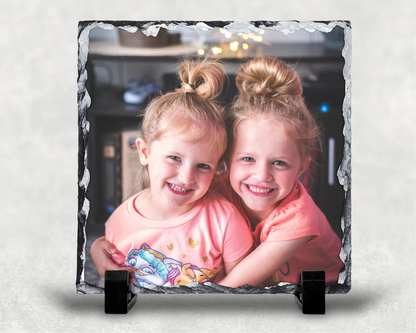 Sqaure Photo Slate (14cm)