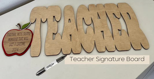 Teacher Signature Board